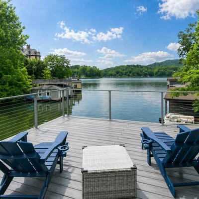 Epic 5BR w/ Double Living Areas On Lake Lure + Free Ticket